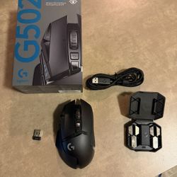 Logitech G502 Lightspeed Wireless/Wired Gaming Mouse Black RGB