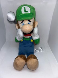 Rare Nintendo Luigi’s Mansion 10" Plush Doll with Poltergust Vacuum Backpack 2014