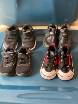 4 Pairs Toddler Sneakers Nike and Vans
