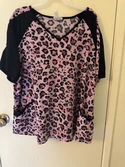Women’s Medical Scrub Top Plus Size