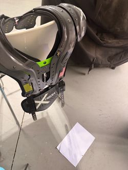 X tech shoulder Pads With back Plate