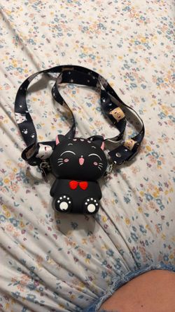 Black Kitty Shoulder Bag (used)