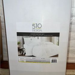 510 Design Janeta 8 Piece Comforter Set - White - King