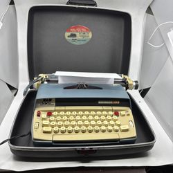Smith Corona Electra 120 Portable Typewriter Electric W/Case Fully Tested