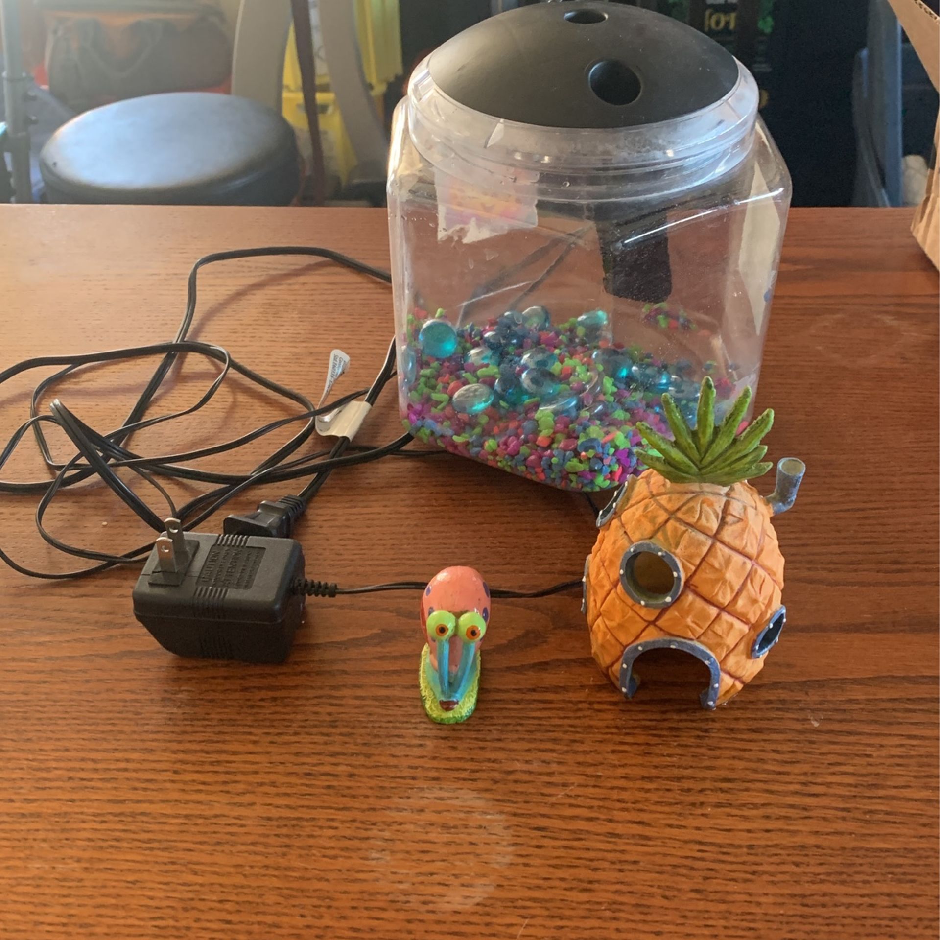 Fish Tank Led Light Heater 1.5 Gallon Sponge Bob