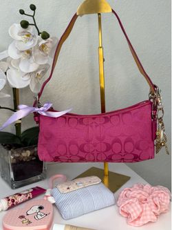 Coach Signature Baguette Bag