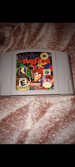 Nintendo 64 Cartridge Game. Kazooie Binjuo
