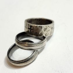 3 James Avery Sterling Silver Rings
