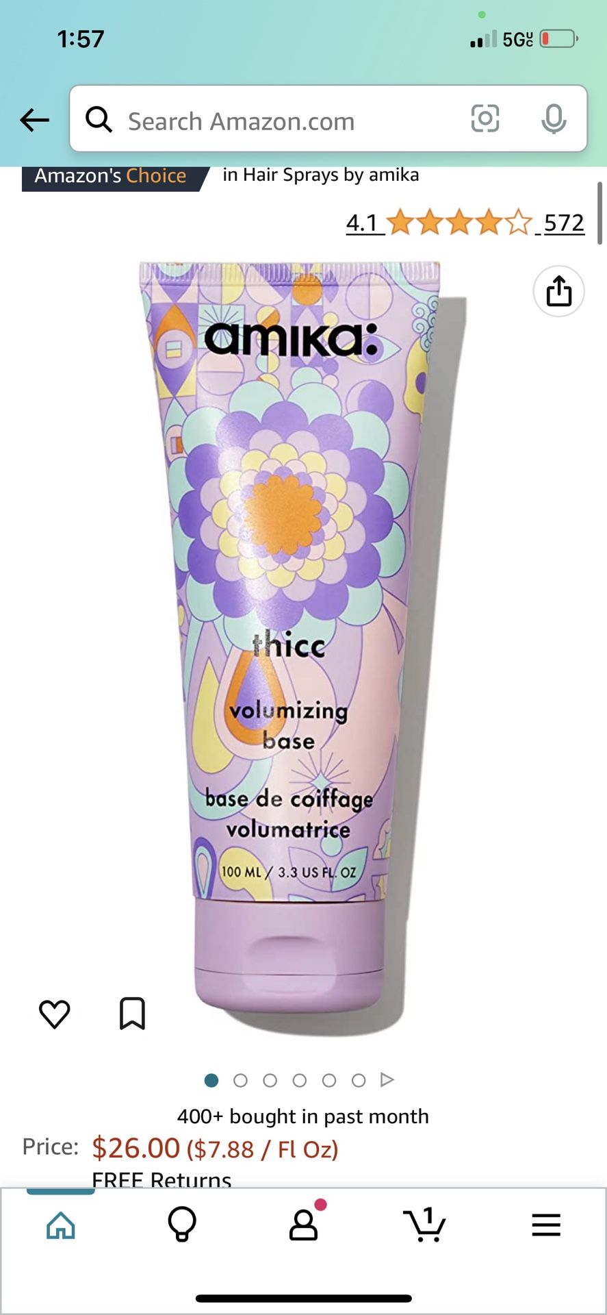 Amika Thicc Volumizing Base