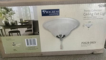 Progress Lighting Trinity Collection Ceiling Fan Light