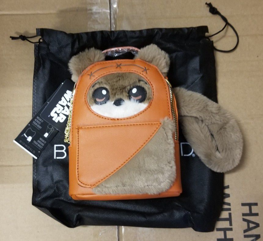 Star Wars Ewok Mini Wristlet Bag Bioworld 