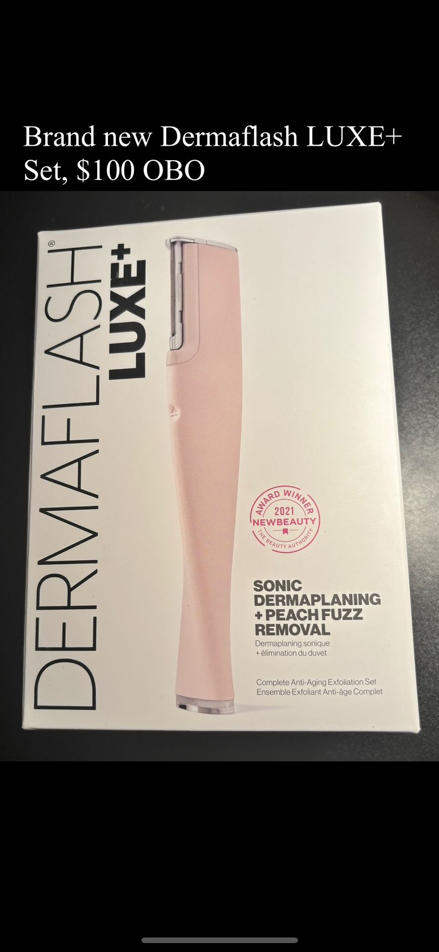 Brand new Dermaflash LUXE+ Set, $100 OBO