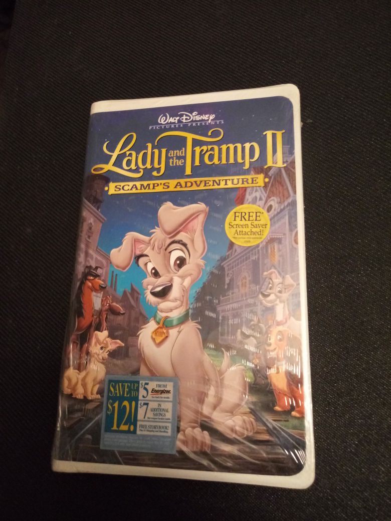 Lady and the tramp 2 vhs sealed