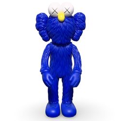 KAWS BFF 2017 MoMa Edition Blue Vinyl Figure