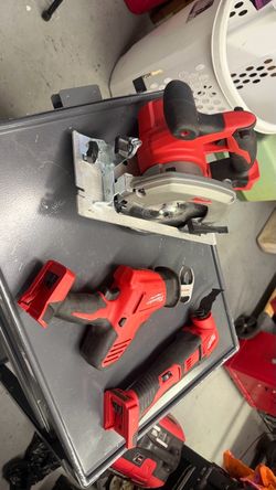 Set Milwaukee M18 circular saw 61/2” multitool and sawzall No Batteries ONLY TOOLS