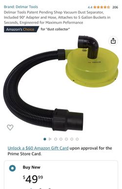 Delmar Tools Shop Vacuum Dust Separator