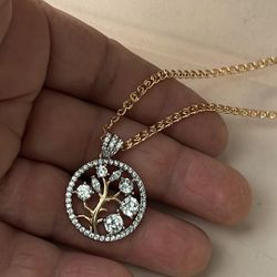 14k gold plated necklace