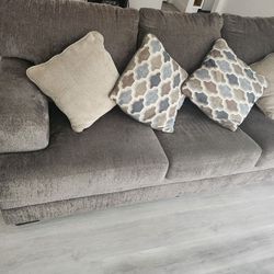 Cozy Couch With Pillows