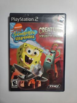 Ps2 game.. spongebob creatures from the Krusty crab !!