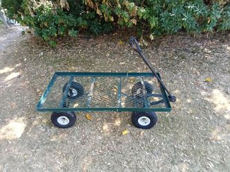 Large Flatbed Garden Cart