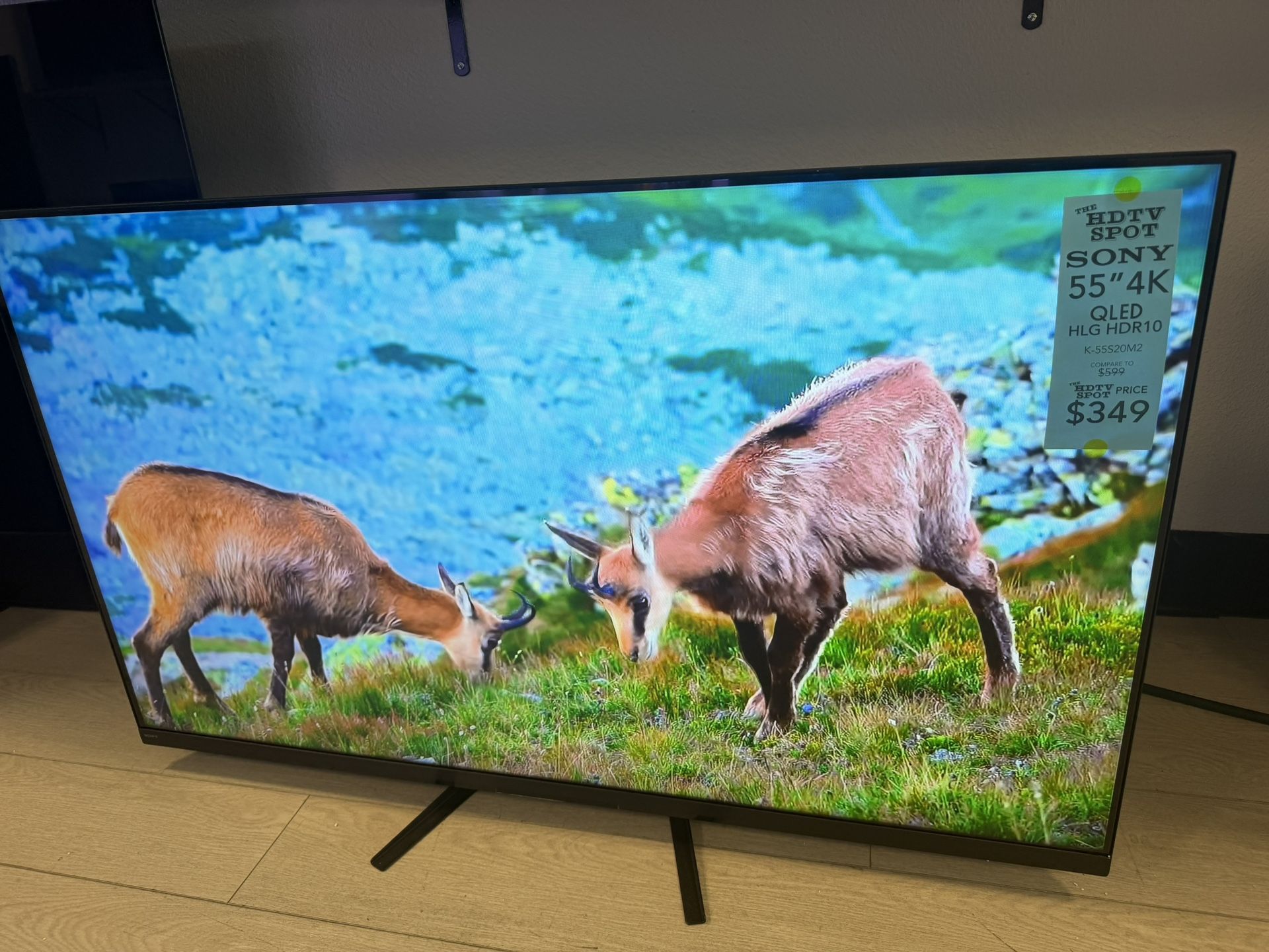 Sony 55" 4K QLED TV K-55s20M2