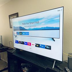 Qled 65” Samsung Smart Tv UHD HDR 4k! Excellent Picture