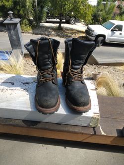 Size 9 Red Wing Boots