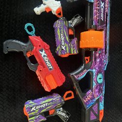 X-shot Nerf Gun Bundle
