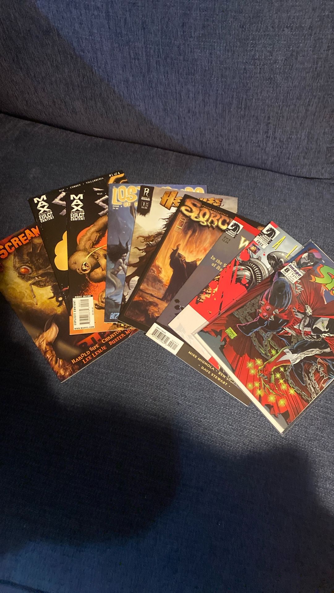 9 Comic Book Lot- See Pictures