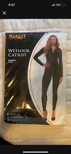 A Wet Look, Cat Suit, Medium