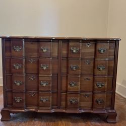 Solid Cherry Wood Antique Dresser 