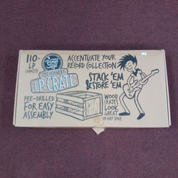 LP Wood Crate - Vinyl Record Storage BRAND NEW