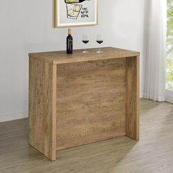 Beautiful Home Bar Unit In Walnut Finish With Wine Racks! Super Sale! 
