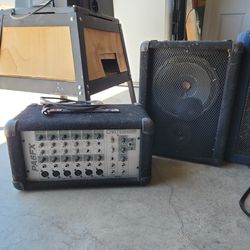 Mixer and Speakers