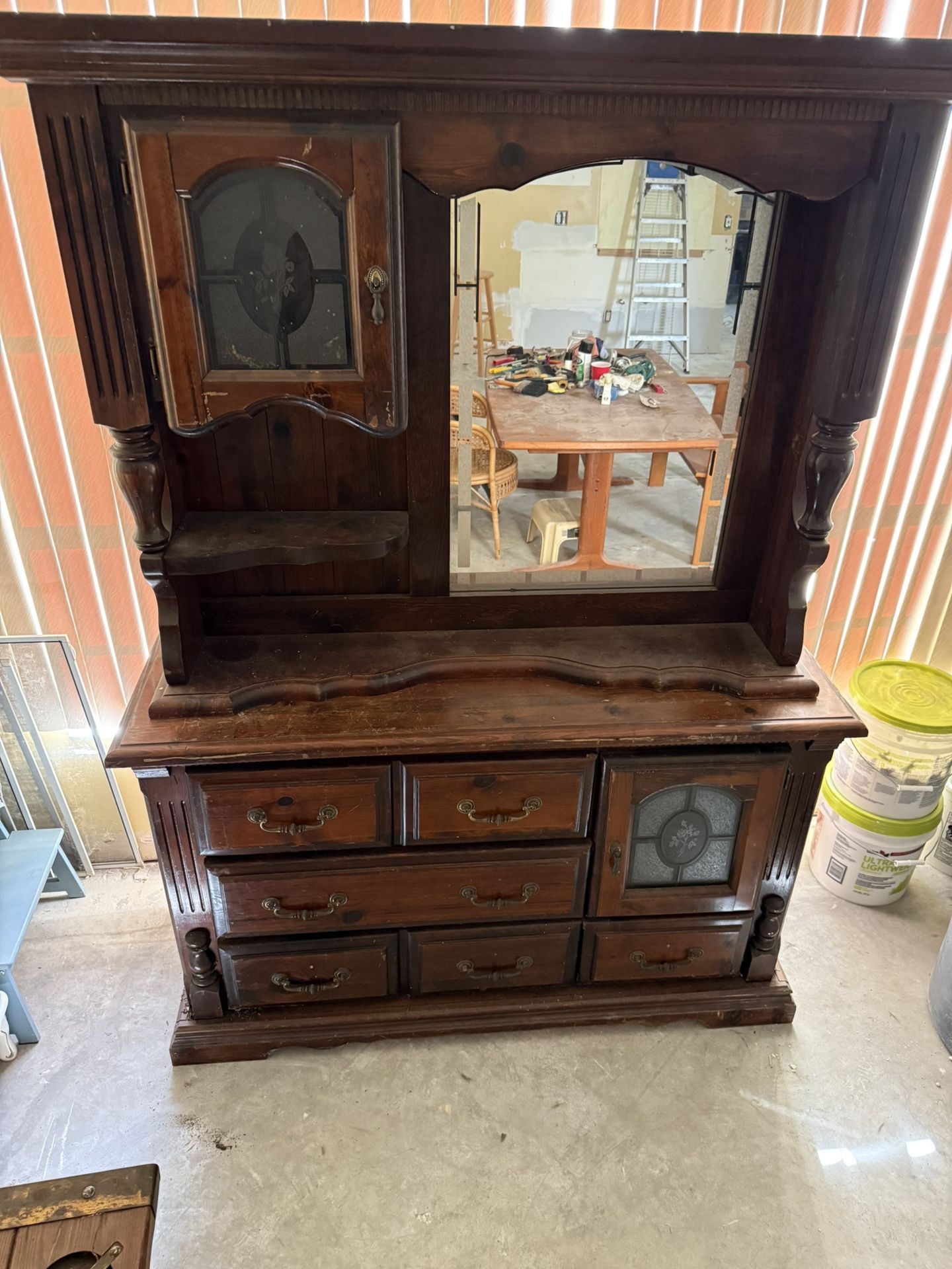 Vintage Solid Wood Dresser
