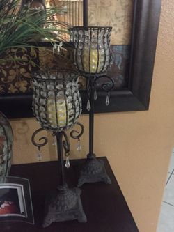 Home interior candle holders