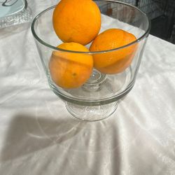  Pedestal Glass dish  No Chip No Crack $10