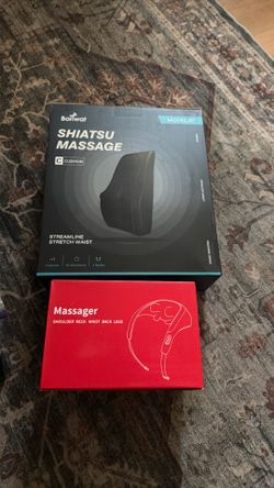Black Boriwat Shiatsu neck and back messagers