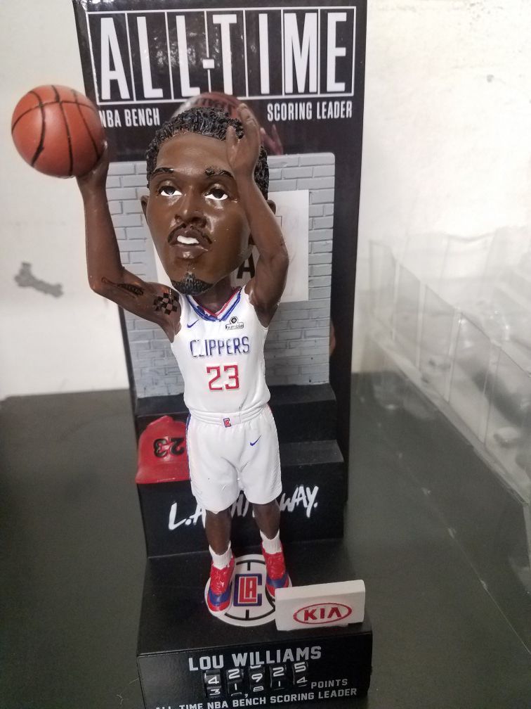 Lou Williams bobblehead no trophies Los Angeles Clippers