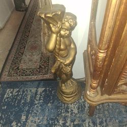 Gold Angel Candle Holder !