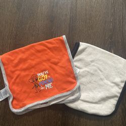 Set Of 2 Disney Woody Burp Clothes #6