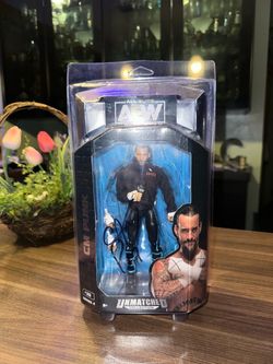 Cm punk signed figure