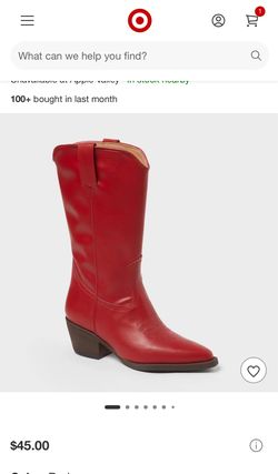 Red Cowboy Women Boots