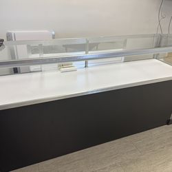 4ft Black Glass Display Case w/ Lighting – Retail Showcase