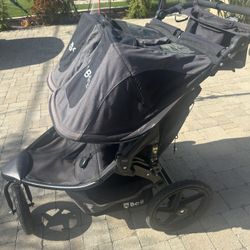 BOB Double Jogging Stroller-black