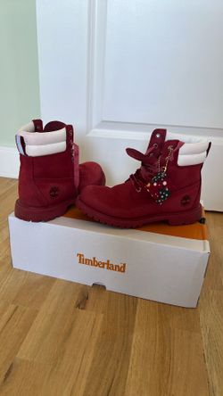 Timberland boot (all red) limited edition