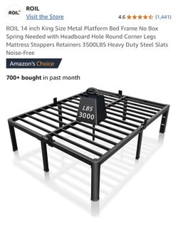 Kingsize bed frame
