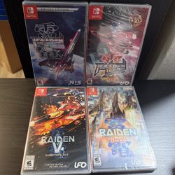 Raiden 4 title lot NEW Nintendo Switch