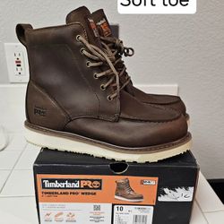 Timberlands Pro Soft Toe Work Boots Size 10
