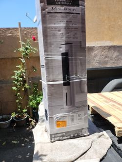 Vissani 1. Gal.210 Cfm 3 Speed Digital Tower PORTABLE Evaporative Cooler With Remote Control Up. To. 215 .sq Ft New Open Box $65